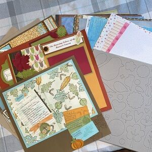 6 Beautiful Scrapbook Pages ready for your pix